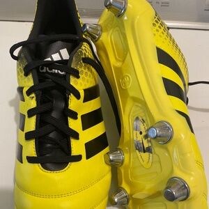 Rugby metal  studs cleats. Men’s size 8.5